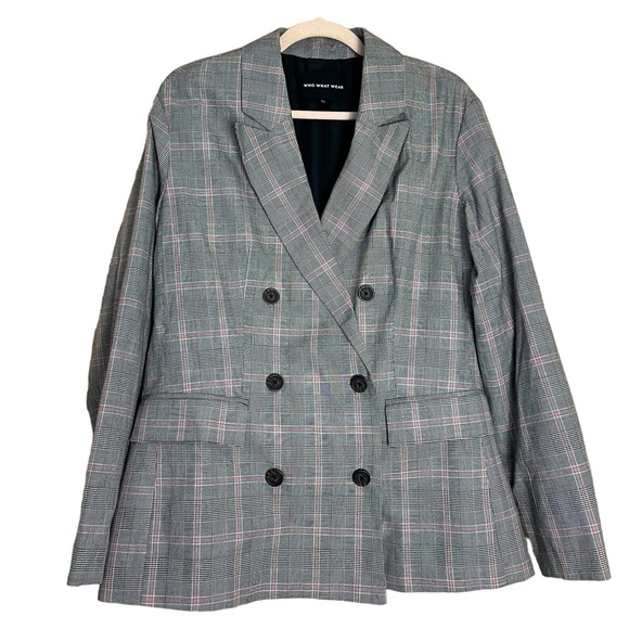 Who What Wear Medium Blazer for Target Plaid Jacket - Picture 1 of 7